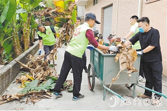沙坪街道組織開展“百千萬工程”沖鋒隊(duì)系列活動(dòng)，實(shí)現(xiàn)“整治一處，收效一處，提升一片”。
