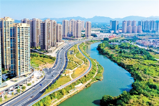 臺山市新昌水水利風(fēng)景區(qū)。