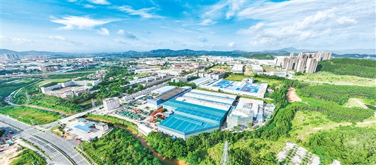 鶴山工業(yè)城鳥瞰圖。共和鎮(zhèn)供圖